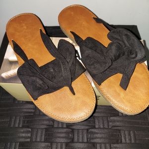 Black Suede Sandas
